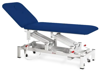 ZLE - 02 lehátko elektricky stavitelné, koženka modrá