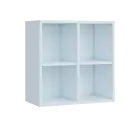 QH - 64N horní skříňka, nika, 600x636x300, bílá