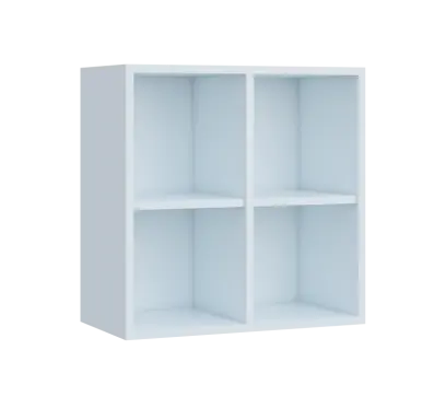 QH - 64N horní skříňka, nika, 600x636x300, bílá