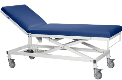 VLE - 005, vyšetřovací lehátko s jedním motorem, modrá