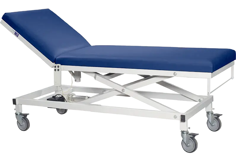 VLE - 005, vyšetřovací lehátko s jedním motorem, modrá