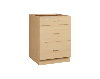 CS - 6Z33 spodní skříňka, 3-zásuvková, 870x600x600, javor horský CS - 6Z33 spodní skříňka, 3-zásuvková, 870x600x600, javor horský