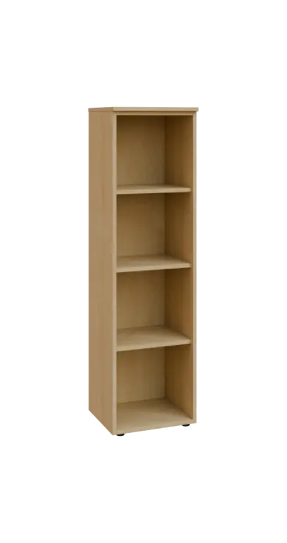 BN 4 - 4N kancelářská skříň, nika, 1450x400x400, javor horský