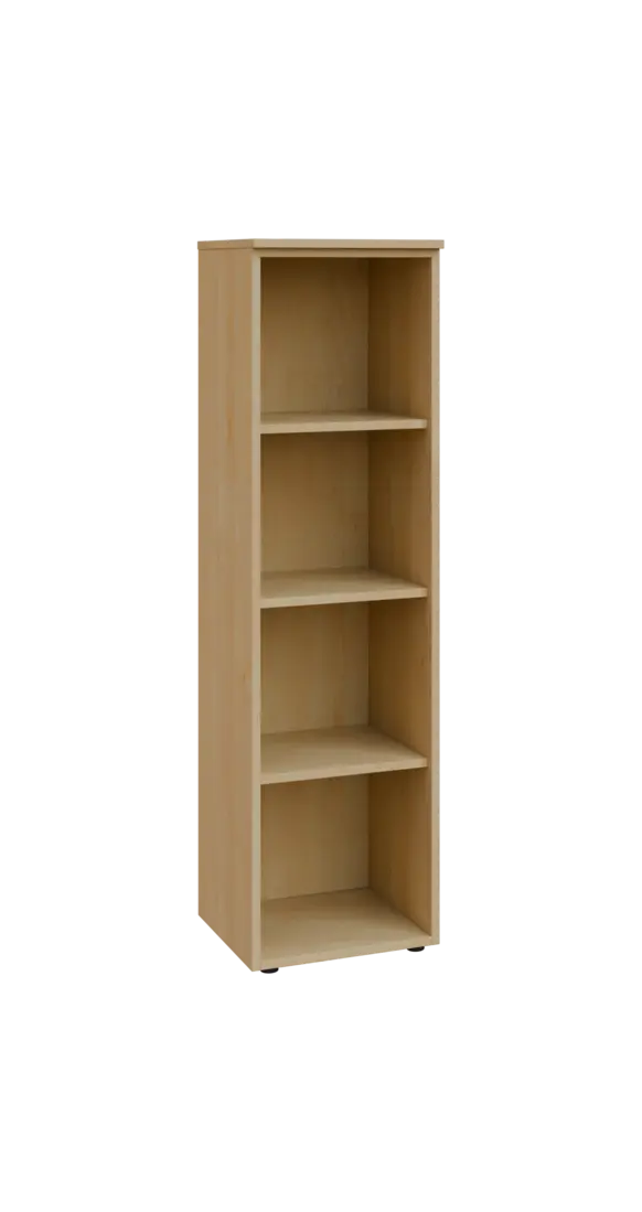 BN 4 - 4N kancelářská skříň, nika, 1450x400x400, javor horský