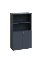 EN 4 - 8DN2 skříňka 2-dveřová/otevřená, široká lamino - antracit