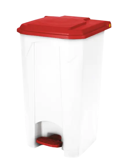 RECYCLE 65 - odpadkový koš, 65l, červené víko