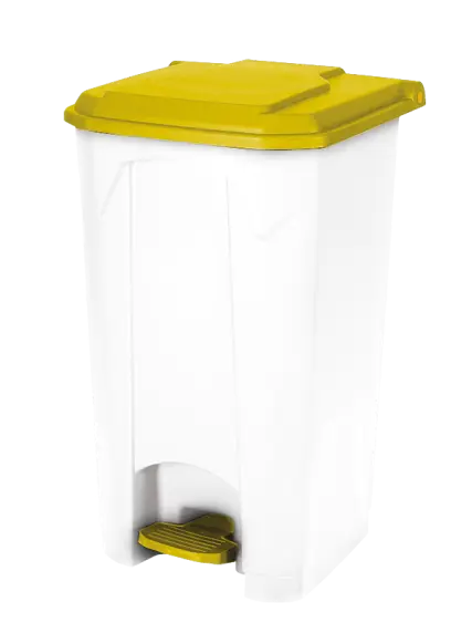 RECYCLE 65 - odpadkový koš, 65l, žluté víko