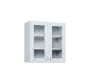 CH - 7S horní skříňka, 2-dveřová, prosklená, 730x700x300, bílá