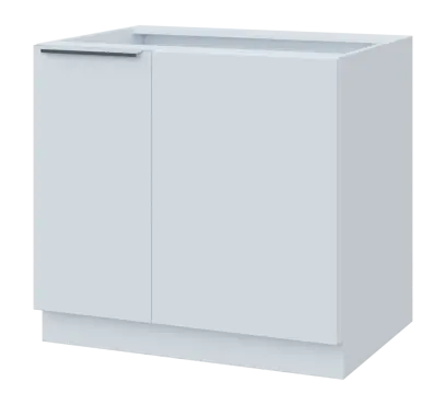 SISR - 9 spodní skříňka, rohová, 1-dveřová, pravá, 870x900x600, bílá