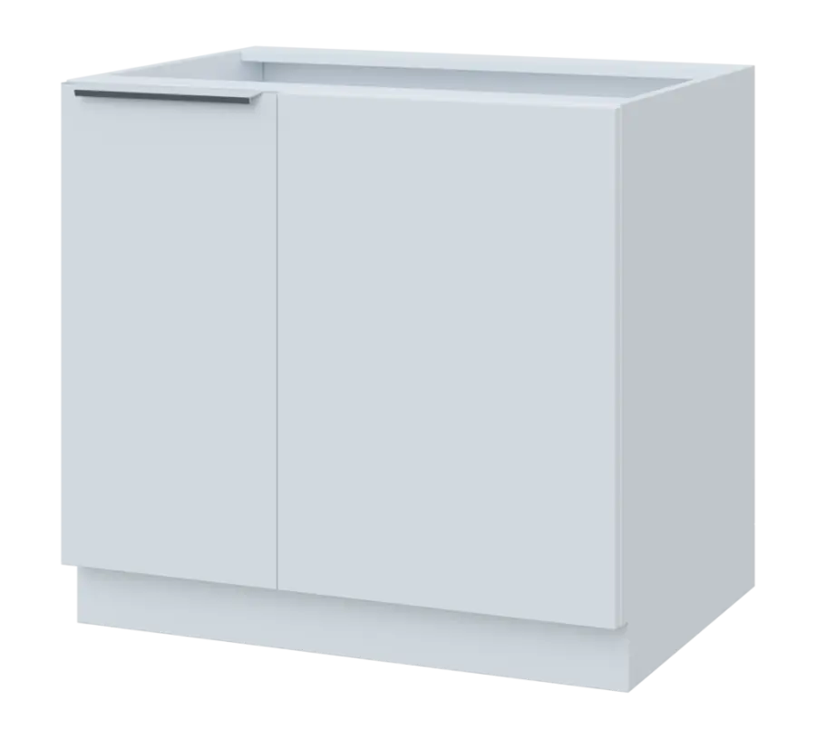 SISR - 9 spodní skříňka, rohová, 1-dveřová, pravá, 870x900x600, bílá