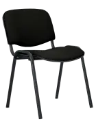 ANCONA N židle konferenční, kostra černá, látka černá