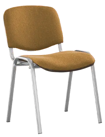 ANCONA CR židle konferenční, kostra chrom, koženka světlý karamel