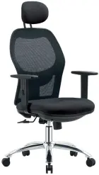 LUCAS LUX NEW židle kancelářská, celočerná