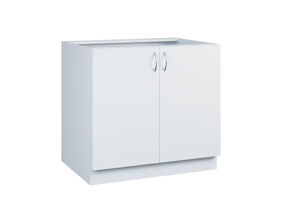 CS - 9D spodní skříňka, 2-dveřová, 870x900x600, bílá