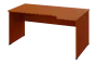 ERL 28 - 164 stůl kancelářský, rohový, pravý, dřevěná podnož, deska 25 mm, široký 1600 mm, třešeň šumavská