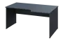 ERL 18 - 166 stůl kancelářský, rohový, pravý, dřevěná podnož, deska 18 mm, široký 1600 mm, antracit