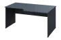 ERL 18 - 168 stůl kancelářský, rohový, pravý, dřevěná podnož, deska 18 mm, široký 1600 mm, antracit