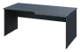 ERL 18 - 188 stůl kancelářský, rohový, pravý, dřevěná podnož, deska 18 mm, široký 1800 mm, antracit