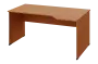 EZL 18 - 164 stůl kancelářský, rohový, pravý, dřevěná podnož, deska 18 mm, široký 1600 mm, olše jantar