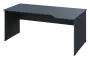 EZL 28 - 184 stůl kancelářský, rohový, pravý, dřevěná podnož, deska 25 mm, široký 1800 mm, antracit