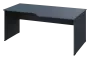 EZL 28 - 188 stůl kancelářský, rohový, pravý, dřevěná podnož, deska 25 mm, široký 1800 mm, antracit