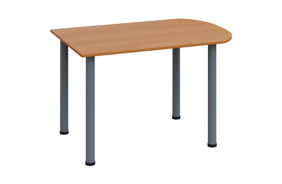 EJ 18 - 12 přístavba jednací, kovová podnož stříbrná, síla desky 18 mm, široká 1200 mm, olše jantar