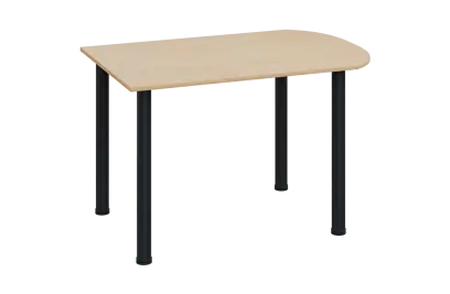 EJ 18 - 12 přístavba jednací, kovová podnož černá, síla desky 18 mm, široká 1200 mm, bříza irská