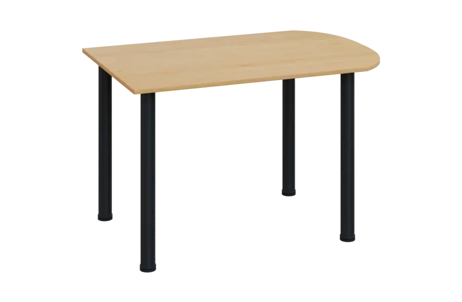 EJ 18 - 12 přístavba jednací, kovová podnož černá, síla desky 18 mm, široká 1200 mm, javor horský