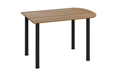 EJ 18 - 12 přístavba jednací, kovová podnož černá, síla desky 18 mm, široká 1200 mm, ořech světlý