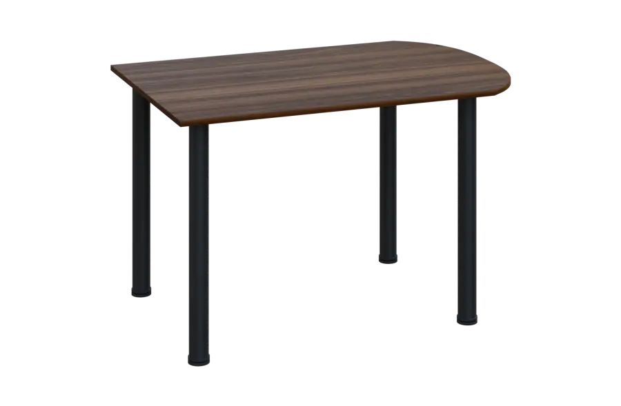 EJ 18 - 12 přístavba jednací, kovová podnož černá, síla desky 18 mm, široká 1200 mm, ořech královský