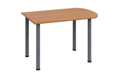 EJ 28 - 12 přístavba jednací, kovová podnož stříbrná, síla desky 25 mm, široká 1200 mm, olše jantar