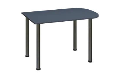 EJ 28 - 12 přístavba jednací, kovová podnož chrom, síla desky 25 mm, široká 1200 mm, antracit