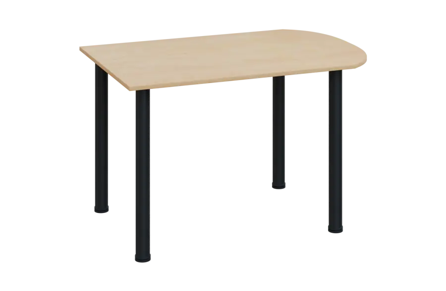 EJ 28 - 12 přístavba jednací, kovová podnož černá, síla desky 25 mm, široká 1200 mm, bříza irská