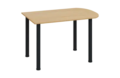 EJ 28 - 12 přístavba jednací, kovová podnož černá, síla desky 25 mm, široká 1200 mm, javor horský