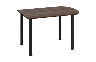 EJ 28 - 12 přístavba jednací, kovová podnož černá, síla desky 25 mm, široká 1200 mm, ořech královský