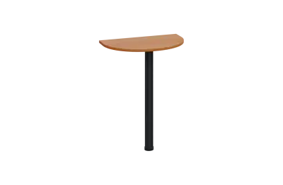 EJD 2 - 60 přístavba jednací, kovová podnož černá, síla desky 25 mm, široká 600 mm, olše jantar