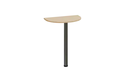 EJD 2 - 60 přístavba jednací, kovová podnož chrom, síla desky 25 mm, široká 600 mm, bříza irská