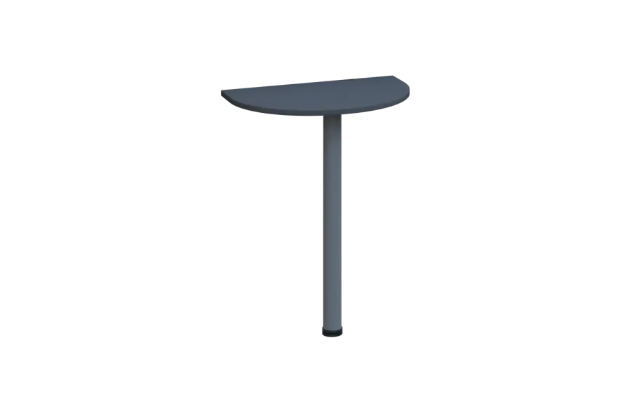 EJD 1 - 60 přístavba jednací, kovová podnož stříbrná, síla desky 18 mm, široká 600 mm, antracit