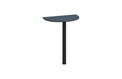 EJD 1 - 60 přístavba jednací, kovová podnož černá, síla desky 18 mm, široká 600 mm, antracit