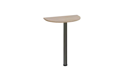 EJD 1 - 60 přístavba jednací, kovová podnož chrom, síla desky 18 mm, široká 600 mm, dub bardolino