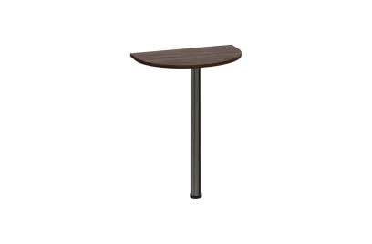 EJD 1 - 60 přístavba jednací, kovová podnož chrom, síla desky 18 mm, široká 600 mm, ořech královský