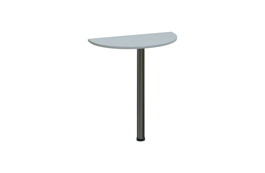 EJD 1 - 70 přístavba jednací, kovová podnož chrom, síla desky 18 mm, široká 700 mm, šedá