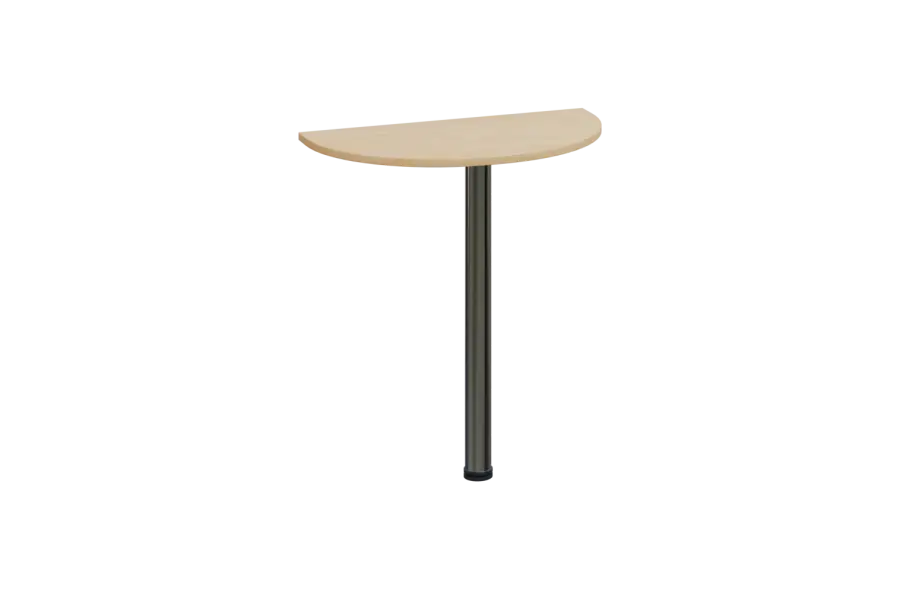 EJD 1 - 70 přístavba jednací, kovová podnož chrom, síla desky 18 mm, široká 700 mm, bříza irská