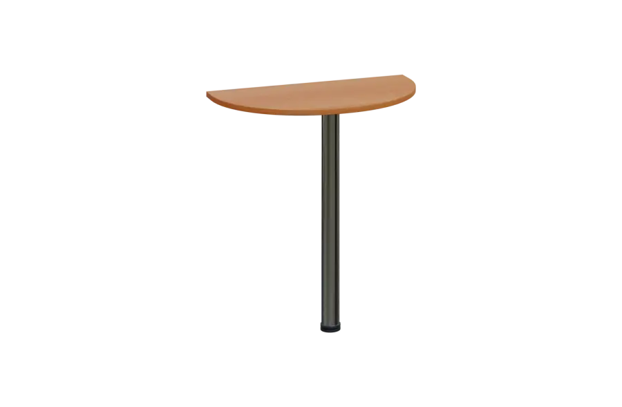 EJD 1 - 70 přístavba jednací, kovová podnož chrom, síla desky 18 mm, široká 700 mm, olše jantar