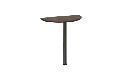 EJD 1 - 70 přístavba jednací, kovová podnož chrom, síla desky 18 mm, široká 700 mm, ořech královský