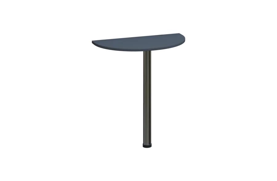 EJD 2 - 70 přístavba jednací, kovová podnož chrom, síla desky 25 mm, široká 700 mm, antracit