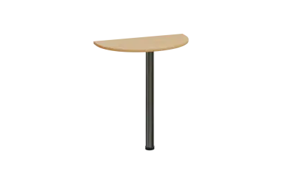 EJD 2 - 70 přístavba jednací, kovová podnož chrom, síla desky 25 mm, široká 700 mm, javor horský