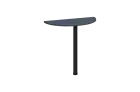 EJD 1 - 81 přístavba jednací, kovová podnož černá, síla desky 18 mm, široká 800 mm, antracit