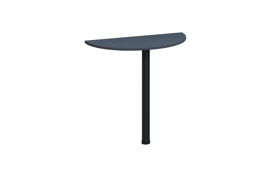 EJD 1 - 81 přístavba jednací, kovová podnož černá, síla desky 18 mm, široká 800 mm, antracit