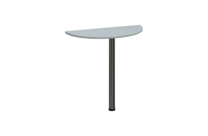 EJD 1 - 81 přístavba jednací, kovová podnož chrom, síla desky 18 mm, široká 800 mm, šedá